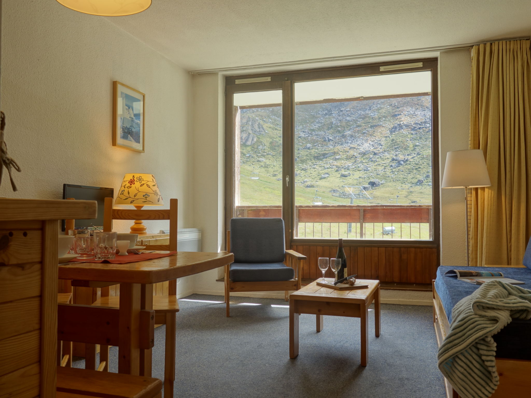 Foto 6 - Appartamento con 1 camera da letto a Tignes con vista sulle montagne