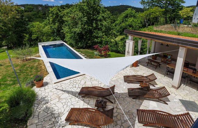 Casa de 4 quartos em Cerovlje com piscina privada e jardim - Foto 40