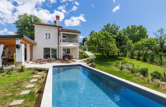 Casa de 4 quartos em Cerovlje com piscina privada e jardim - Foto 41