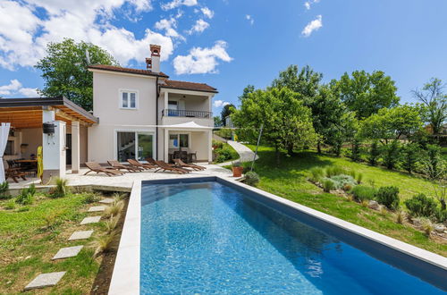 Foto 41 - Casa con 2 camere da letto a Cerovlje con piscina privata e giardino