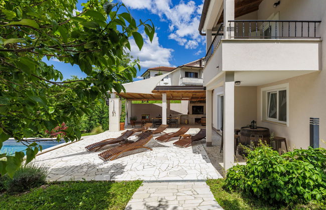 Casa de 4 quartos em Cerovlje com piscina privada e jardim - Foto 23