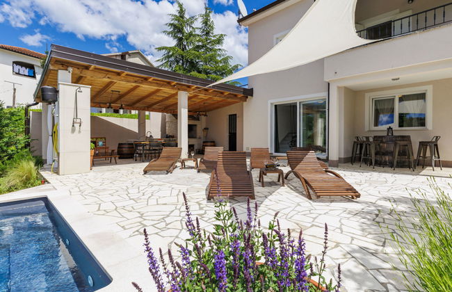 Casa de 4 quartos em Cerovlje com piscina privada e jardim - Foto 15