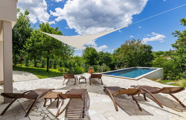 Casa de 4 quartos em Cerovlje com piscina privada e jardim - Foto 17