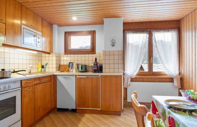 Apartment mit 2 Schlafzimmern in Grächen mit garten - Foto 12