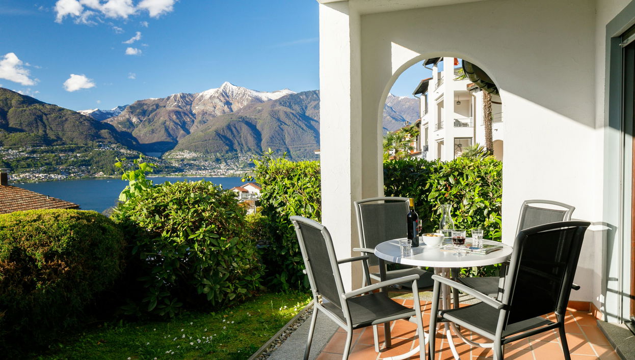 Apartment mit 3 Schlafzimmern in Gambarogno mit schwimmbad und garten - Foto 1