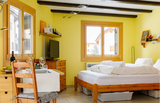 Apartamento de 1 quarto em Silvaplana com jardim e terraço - Foto 6