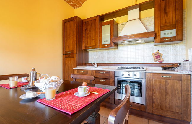 Apartamento de 1 quarto em Cossombrato com piscina e jardim - Foto 4
