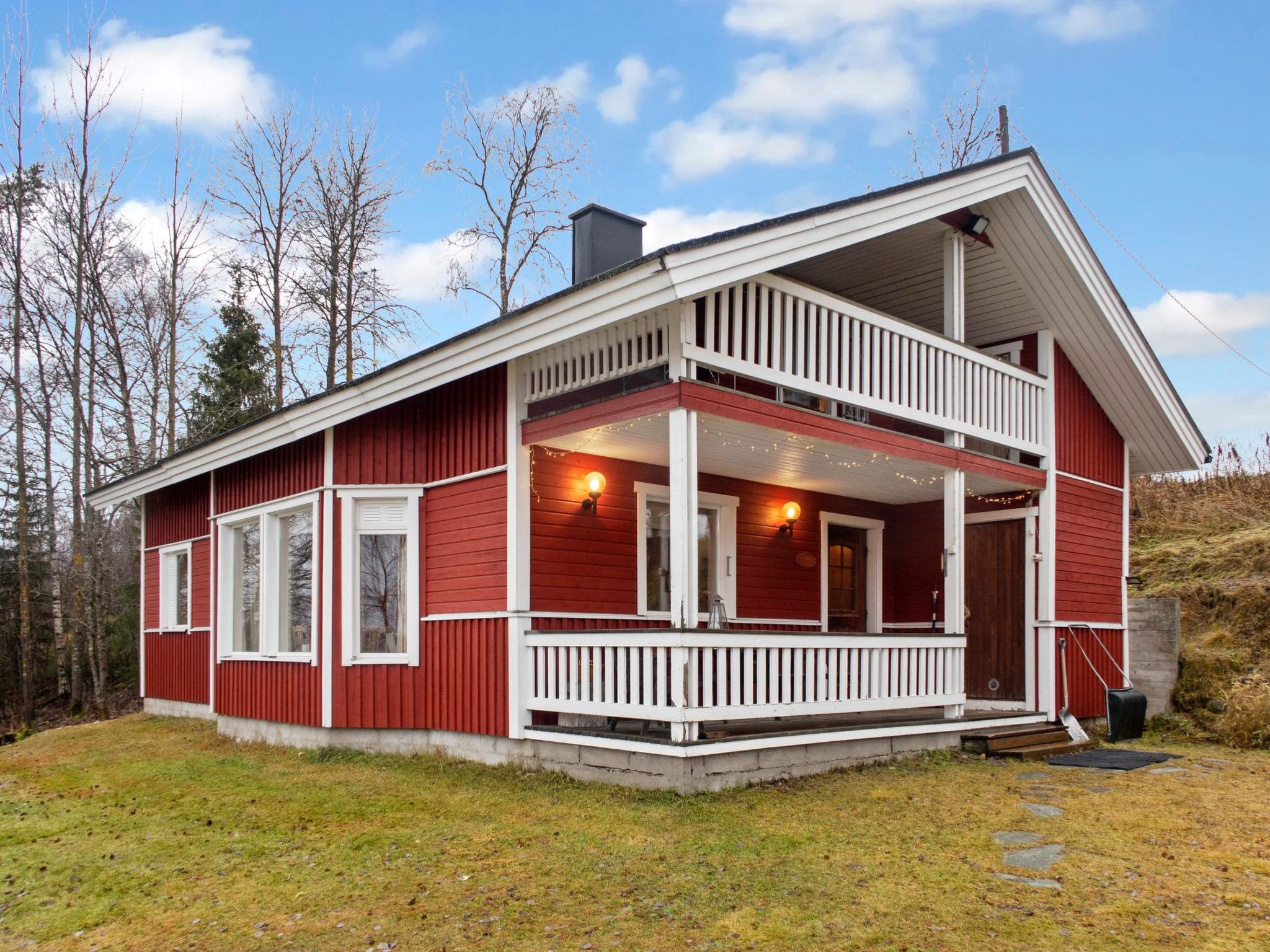Foto 1 - Casa con 3 camere da letto a Kuusamo con sauna e vista sulle montagne