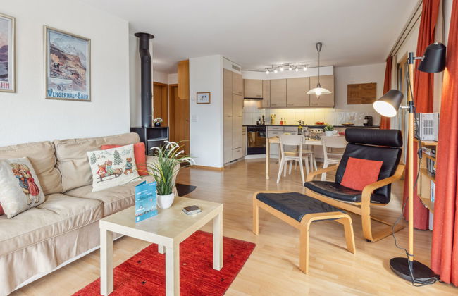 Apartamento de 3 quartos em Lauterbrunnen com terraço - Foto 8