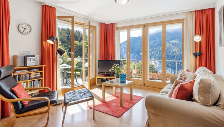 Foto 1 - Appartamento con 2 camere da letto a Lauterbrunnen con terrazza