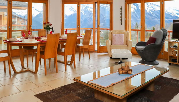 Apartment mit 5 Schlafzimmern in Nendaz mit schwimmbad und terrasse - Foto 3