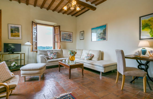 Apartamento de 3 quartos em Poggibonsi com piscina e jardim - Foto 5