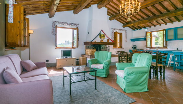 Apartment mit 3 Schlafzimmern in Castelfiorentino mit schwimmbad und garten - Foto 4