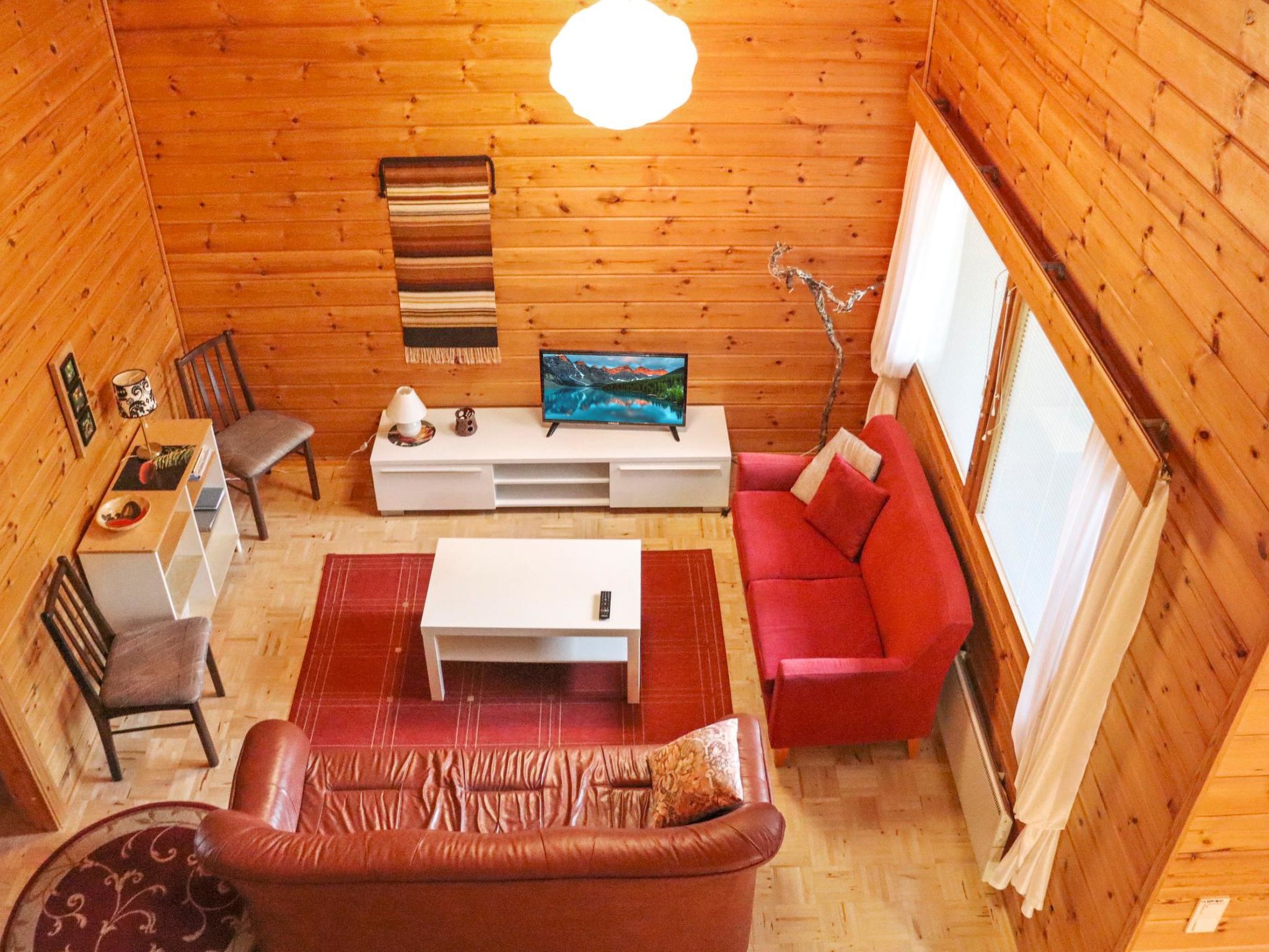 Foto 4 - Haus mit 1 Schlafzimmer in Puolanka mit sauna und blick auf die berge