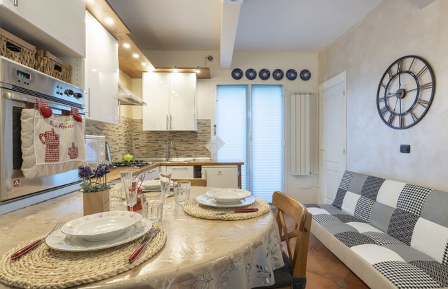 Apartamento de 1 quarto em Vallecrosia com jardim e terraço - Foto 4