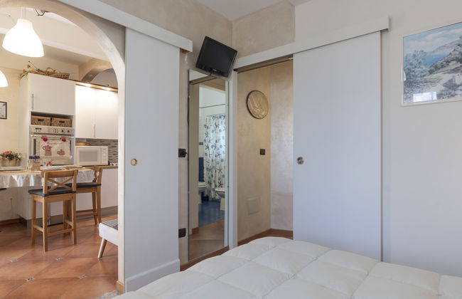 Apartamento de 1 quarto em Vallecrosia com jardim e terraço - Foto 12