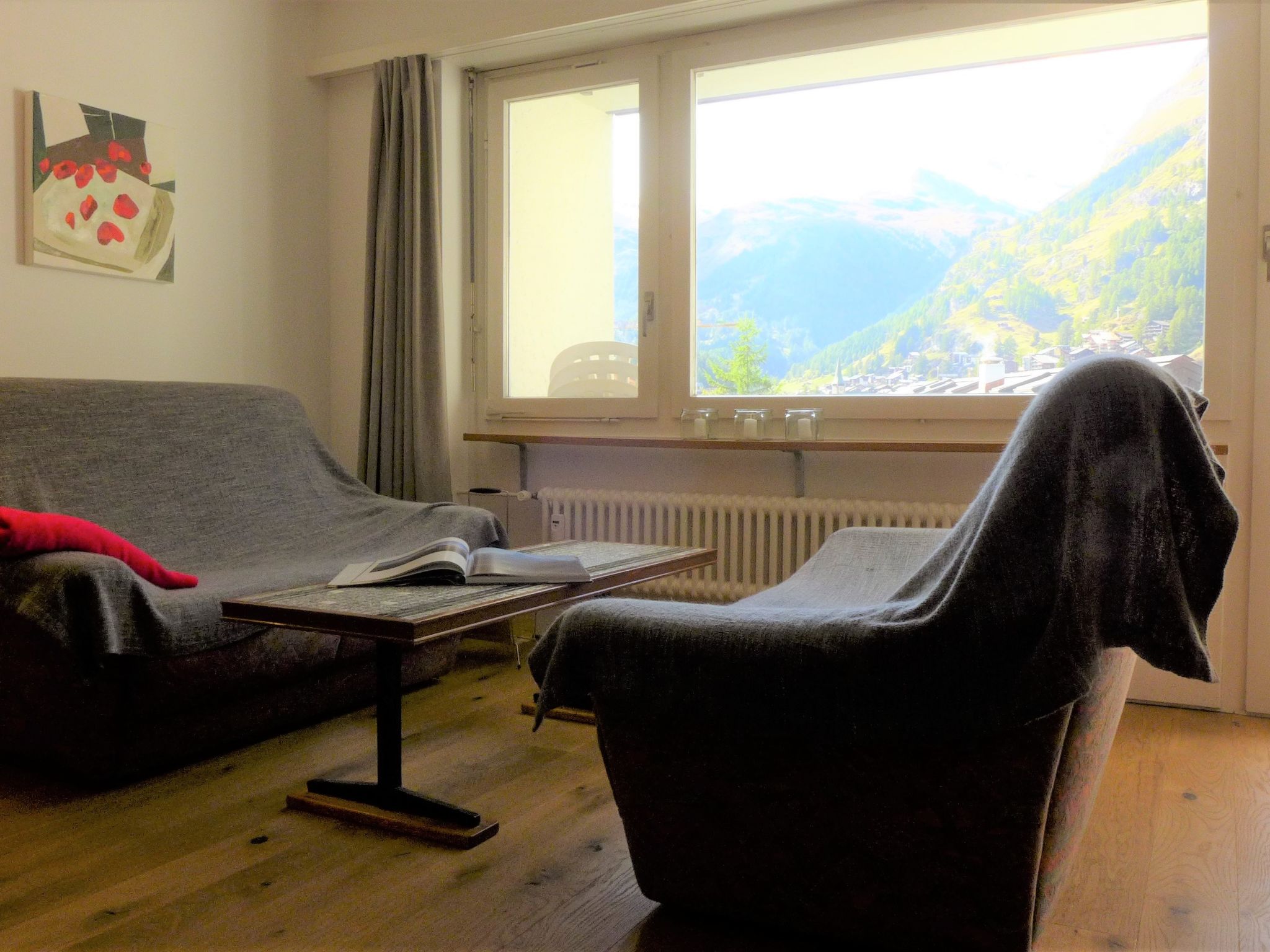 Foto 6 - Appartamento con 1 camera da letto a Zermatt con vista sulle montagne