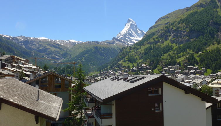 Foto 1 - Apartamento de 1 habitación en Zermatt con vistas a la montaña