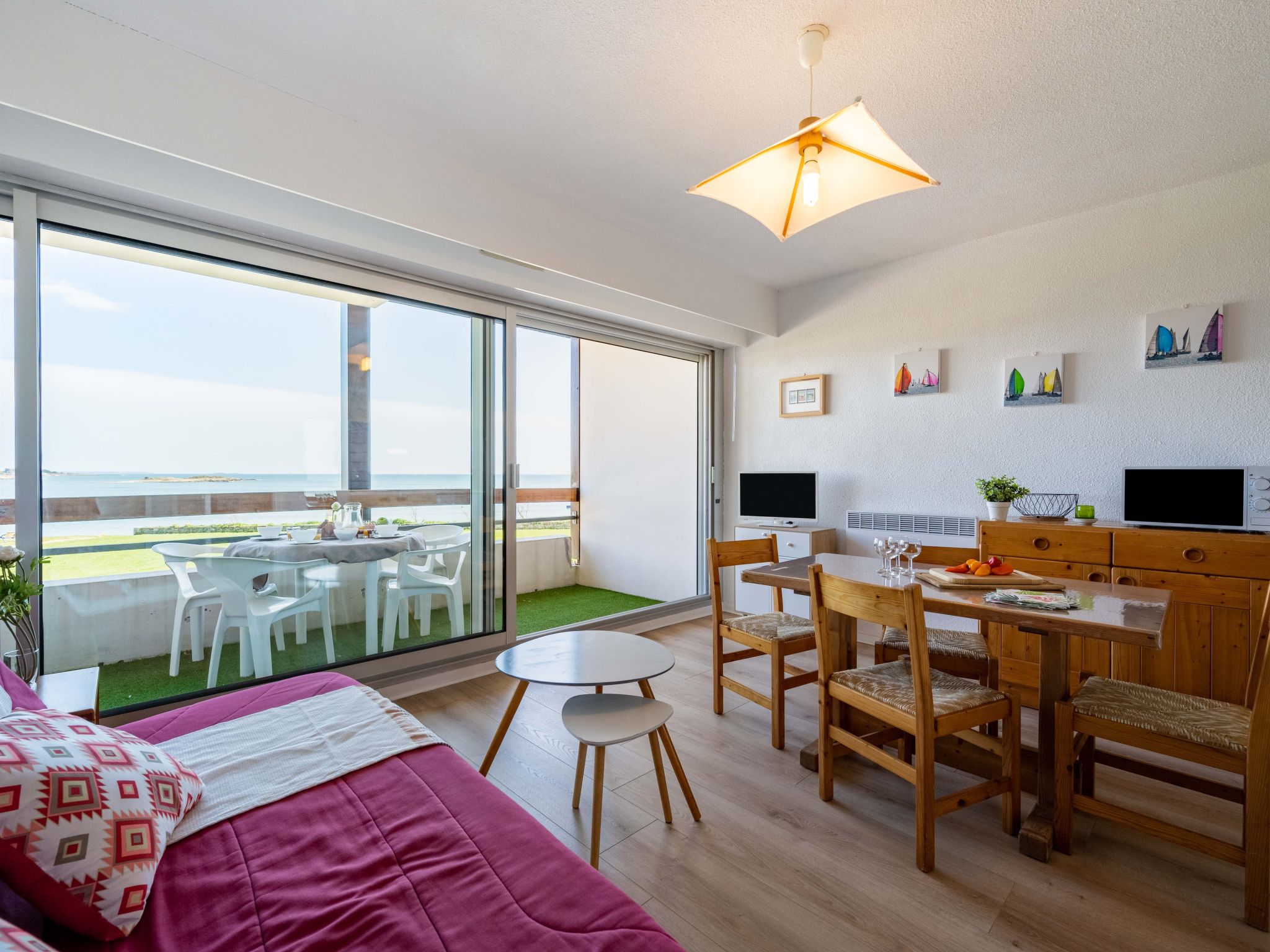 Foto 6 - Apartamento de 1 habitación en Carnac con terraza y vistas al mar