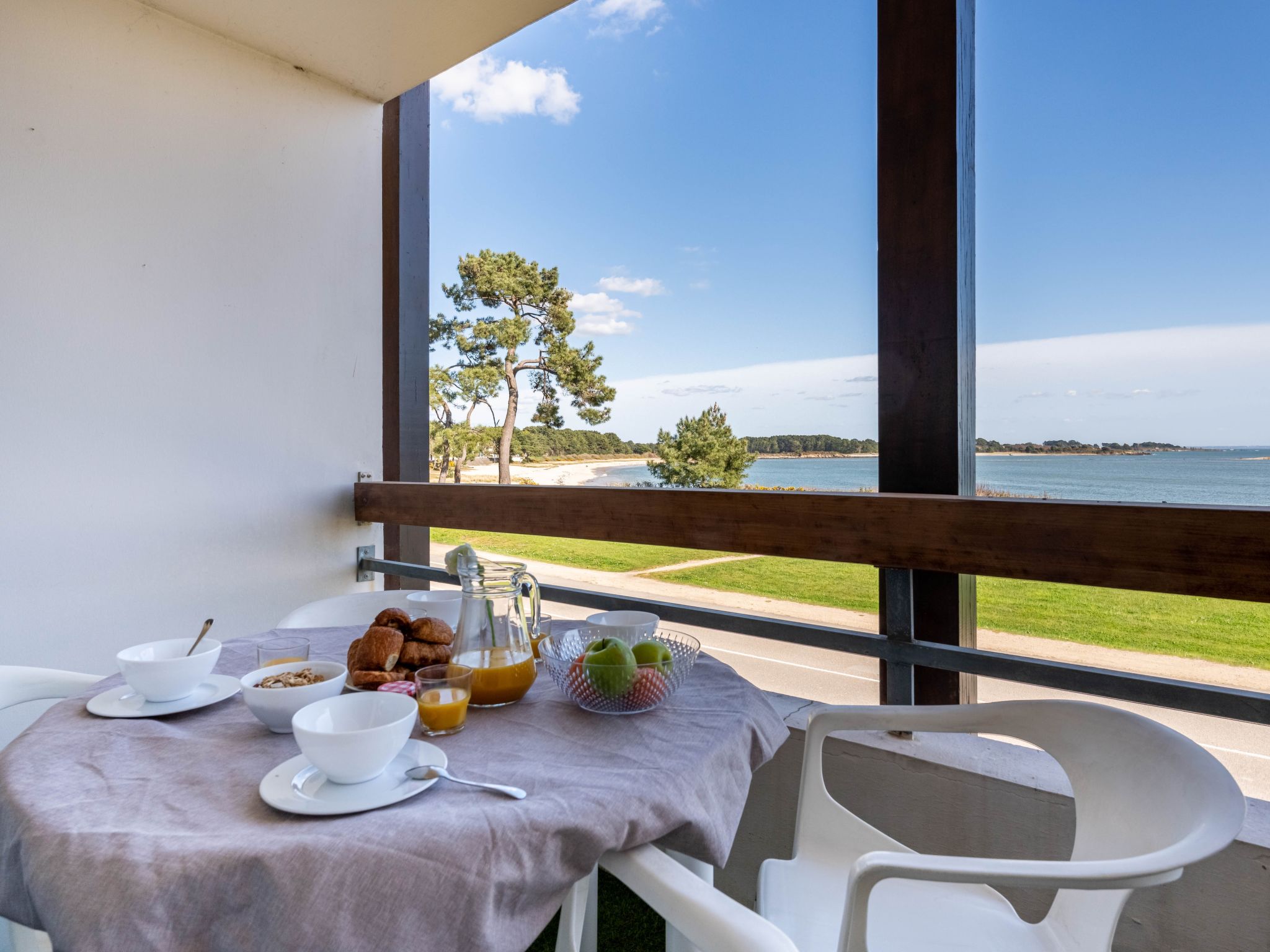 Foto 1 - Apartamento de 1 habitación en Carnac con terraza y vistas al mar