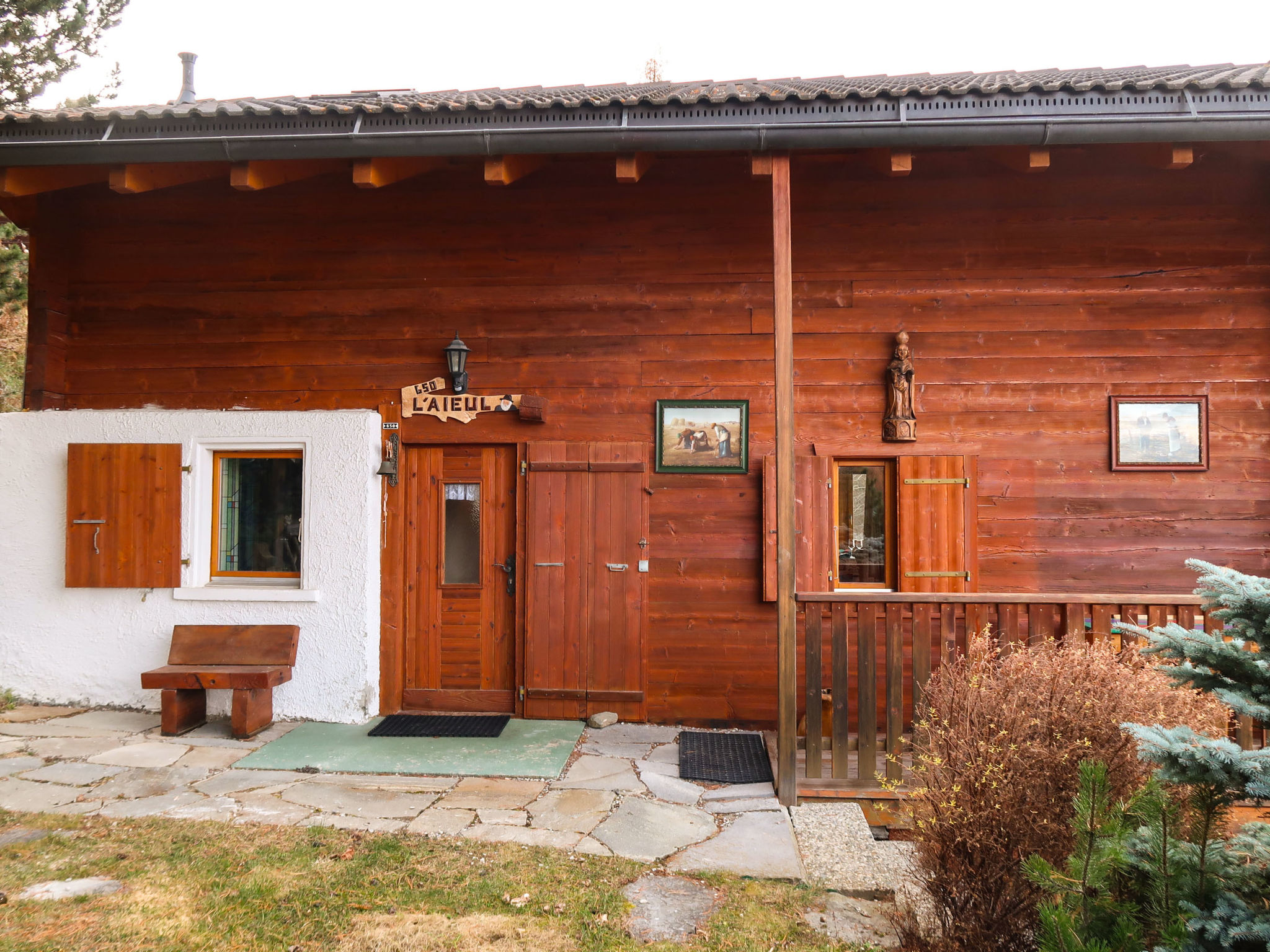 Foto 1 - Casa de 2 quartos em Nendaz com vista para a montanha