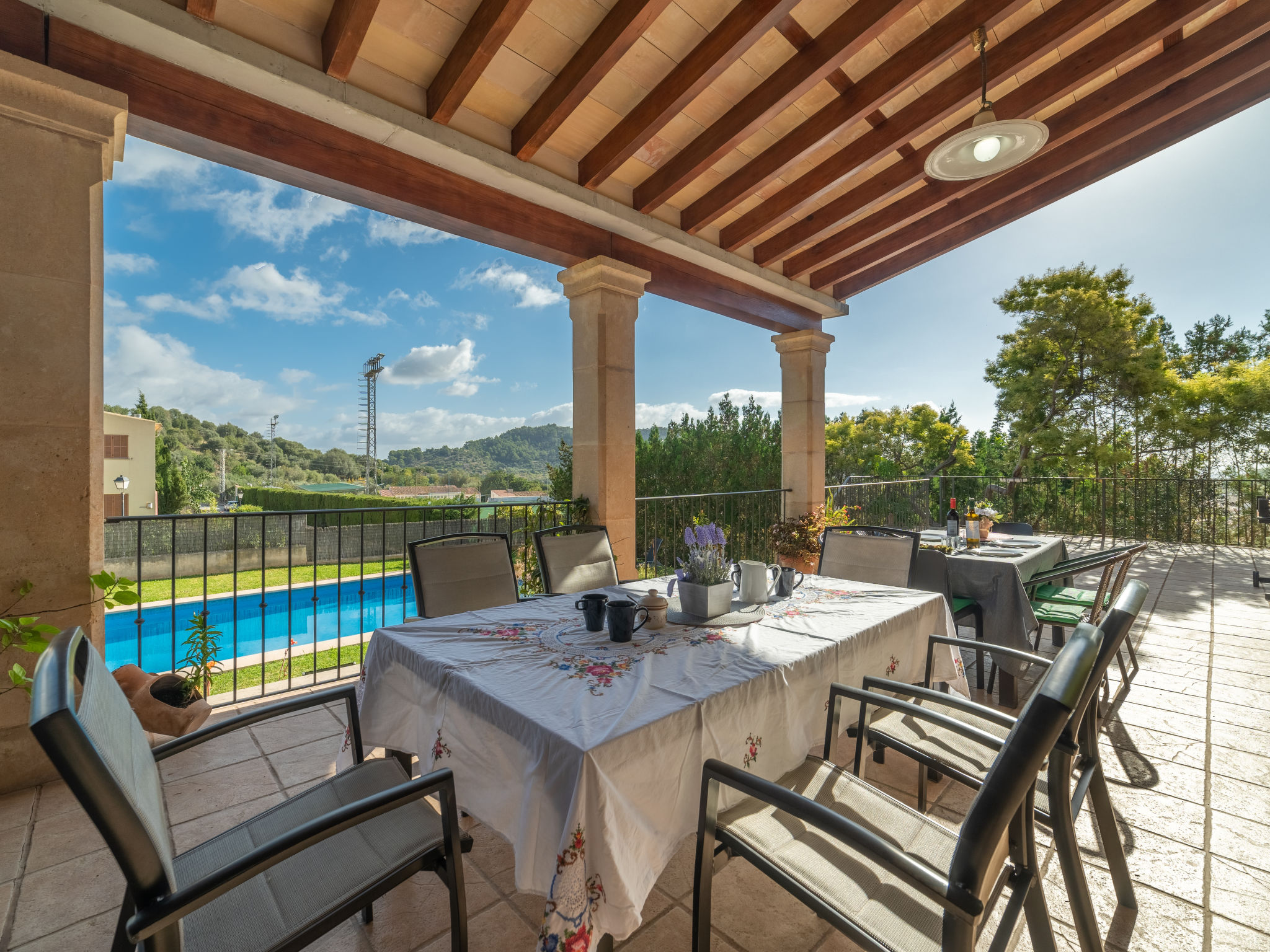 Foto 3 - Casa de 5 habitaciones en Mancor de la Vall con piscina privada y vistas al mar