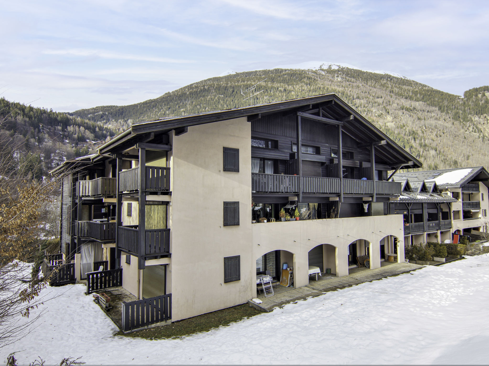 Foto 4 - Apartamento en Les Houches con vistas a la montaña