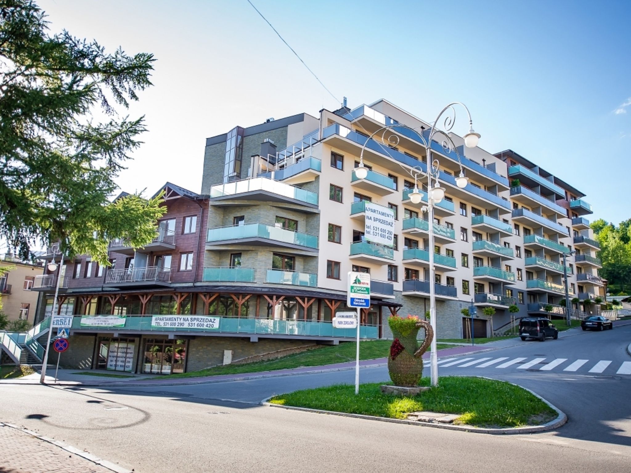 Foto 5 - Apartment mit 1 Schlafzimmer in Krynica-Zdrój mit blick auf die berge