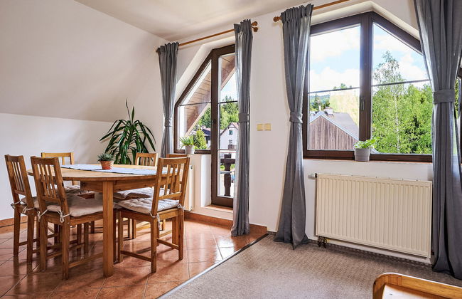 Apartamento de 1 quarto em Harrachov com jardim - Foto 2