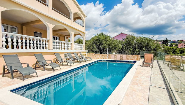 Casa con 8 camere da letto a Jasenice con piscina privata e terrazza - Foto 3