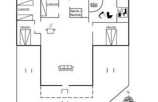 Foto 2 - Casa de 4 quartos em Rømø com sauna