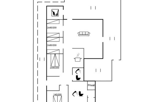 Foto 2 - Casa de 4 quartos em Rømø com terraço