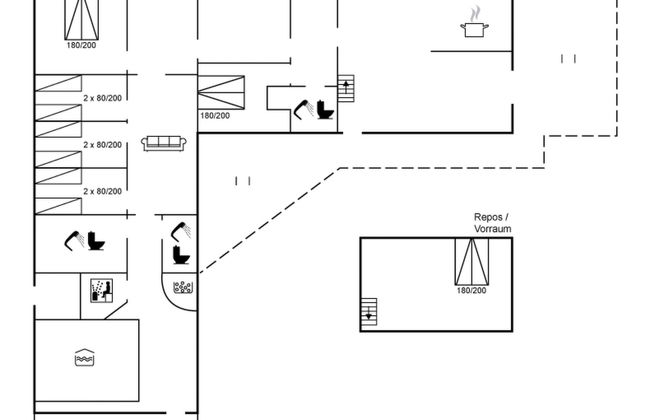 Casa de 6 quartos em Saltum com piscina privada e terraço - Foto 2