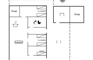 Foto 2 - Casa de 3 quartos em Rømø com terraço