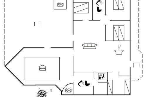 Foto 20 - Casa de 4 quartos em Væggerløse com piscina privada e terraço