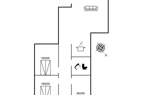 Foto 16 - Casa de 3 habitaciones en Rindby Strand con terraza