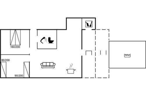 Foto 23 - Casa con 2 camere da letto a Væggerløse con piscina privata e terrazza