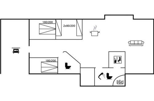 Foto 2 - Casa de 3 quartos em Klitmøller com terraço e sauna