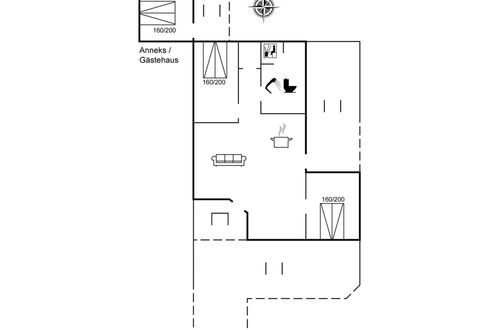 Foto 44 - Casa de 2 quartos em Rømø com terraço e sauna