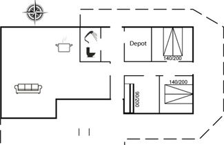 Foto 1 - Casa con 3 camere da letto a Blokhus con terrazza