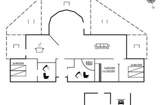 Foto 2 - Casa de 3 quartos em Vejers Strand com terraço