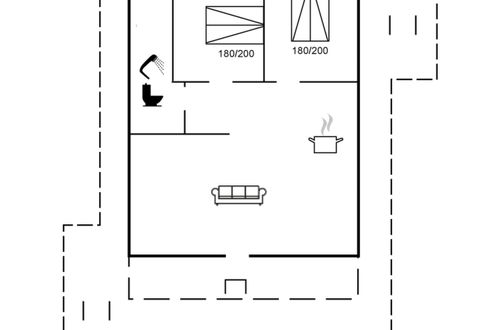 Foto 2 - Casa de 2 quartos em Hvide Sande com sauna