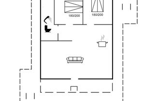 Foto 2 - Casa de 2 quartos em Hvide Sande com sauna