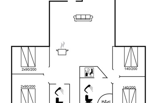 Foto 2 - Casa con 4 camere da letto a Klitmøller con terrazza e sauna