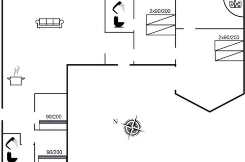 Foto 38 - Casa con 4 camere da letto a Saltum con terrazza e vasca idromassaggio