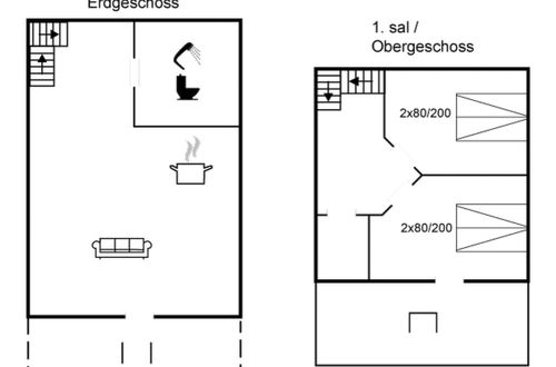 Foto 2 - Apartamento de 2 quartos em Løkken com terraço