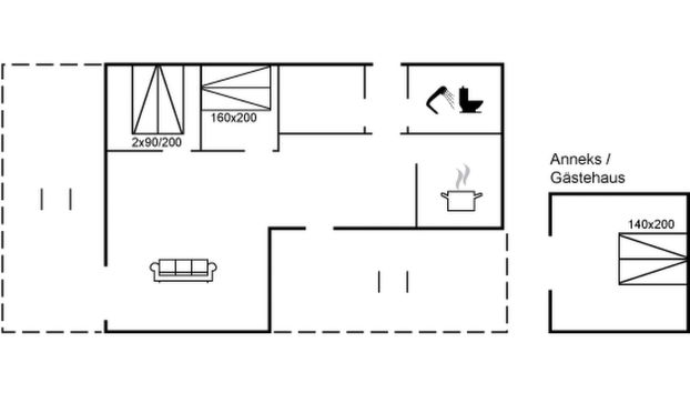 Casa de 2 quartos em Egernsund com terraço - Foto 2