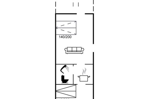 Foto 10 - Apartment mit 1 Schlafzimmer in Rømø mit terrasse