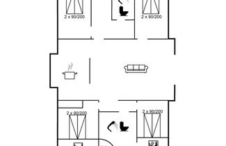 Foto 2 - Casa de 4 quartos em Hirtshals com terraço e sauna