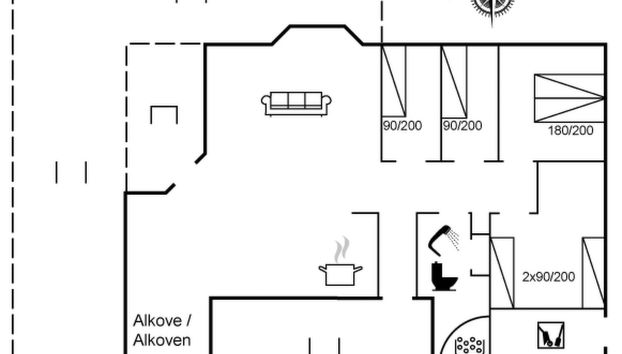 Casa con 4 camere da letto a Ålbæk con terrazza - Foto 2
